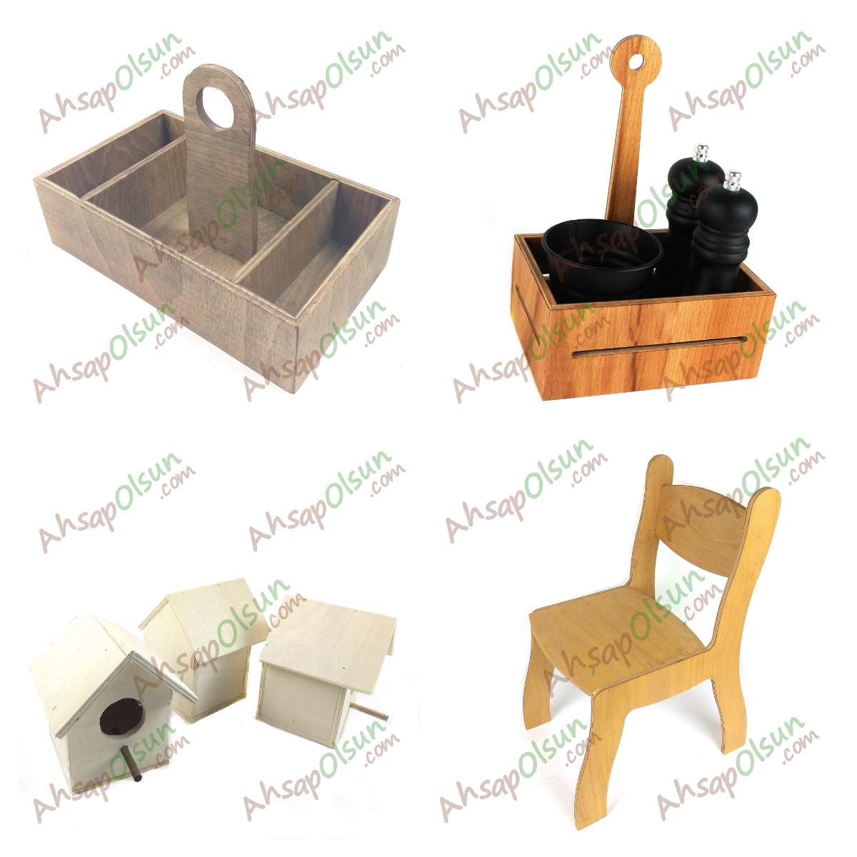 Ahşap dekoratif ürünler